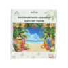 Aloha Summer Beach Backdrop with Grommet 100x150cm