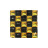Gold & Black Double-Sided Square Foil Balloon 25pc