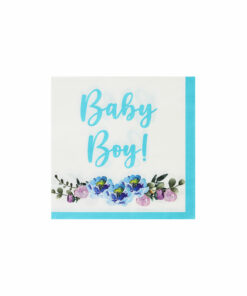Baby Boy Large Napkins 33x33cm 24pc