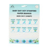Baby Boy Hot Stamping Paper Banner 14x17.5cm
