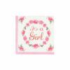 It's a girl Large Napkins 33x33cm 24pc