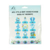 IT'S A Boy Honeycomb Decorations 15x18cm 9PC