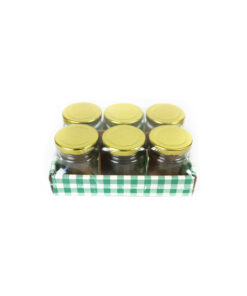 Glass Storage Jar with Gold Lid 60ml 6pk