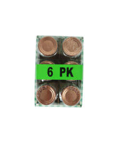 Glass Storage Jar with Copper Lid 80ml 6pk