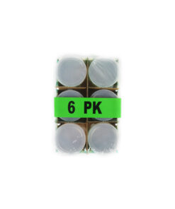 Glass Storage Jar with PE Lid 110ml 6pk