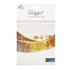 Gold Happy Birthday Foil Tassels Banner