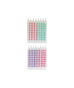 Printed Unicorn Birthday Candles 16pc