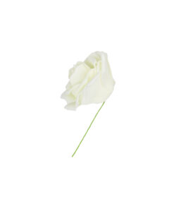 Ivory Rose Artificial Craft Flower 6pc 10cm
