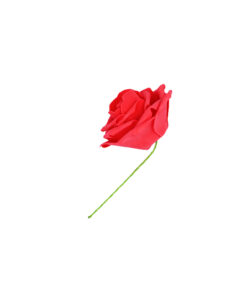 Red Rose Artificial Craft Flower 6pc 10cm