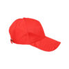 Red Metal Buckle Cap For Adult