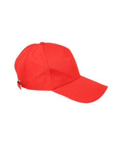 Red Metal Buckle Cap For Adult