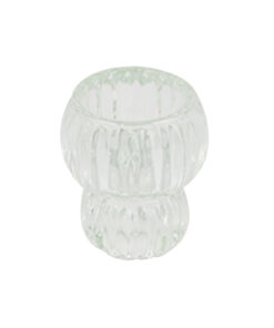 Clear Glasses Candle Holder Height 75mm