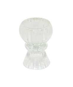 Clear Glasses Candle Holder Height 80mm