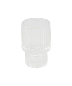 Clear Glasses Candle Holder Height 68mm
