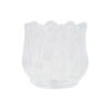 Flower Clear Glasses Candle Holder Height 68mm