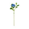 Blue Artificial Rose 2 Head 46cm