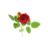 Red Artificial Rose 2 Head 46cm