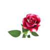 Pink Artificial Velvet Rose 1 Head 51cm