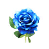 Blue Artificial Rose 1 Head 74cm
