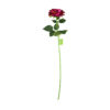 Hot Pink Artificial Rose 1 Head 74cm