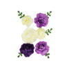 Lavender Artificial Craft Rose Flowers 6pc 4.5cm