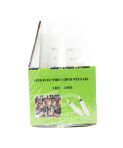 Injection Shots With Lid 60ml 6pc