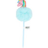 Blue Unicorn PomPom BallPoint Pen