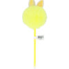 Yellow PVC Bunny PomPom BallPoint Pen
