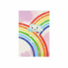 Rainbow Note Pad 60 Sheets 4Pc 6.5x9.5cm