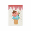 Ice Cream Note Pad 60 Sheets 4Pc 6.5x9.5cm
