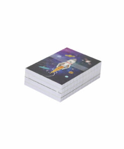 Space Note Pad 60 Sheets 4Pc 6.5x9.5cm
