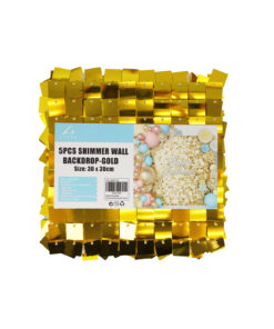 Gold Shimmer Wall Panels 5pc