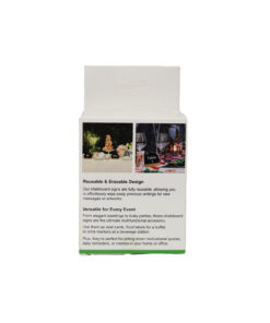 Half Round Desktop Blackboard 10x2.4x8.5cm 6pc