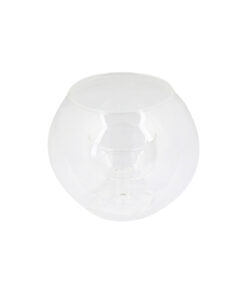 Clear Glasses Candle Holder Bowl Height 105mm
