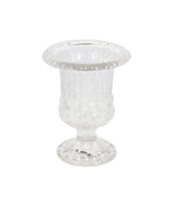 Cup Clear Glasses Candle Holder Height 140mm