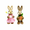 Easter Dressed Sisal Bunny Assorted 22cm