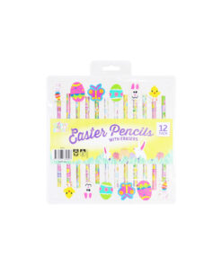 Easter Pencils with Erasers 12pk