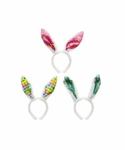 Easter Printed Bunny Ear Headband Assorted