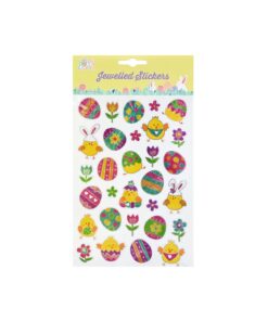 Easter Jewelled Stickers Assorted 30pk