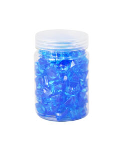 Blue Big Crystal Plastic Stone 160g
