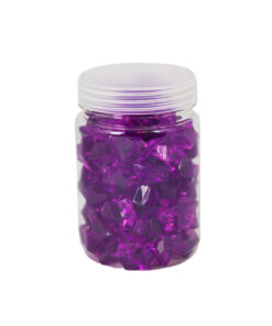 Purple Big Crystal Plastic Stone 160g
