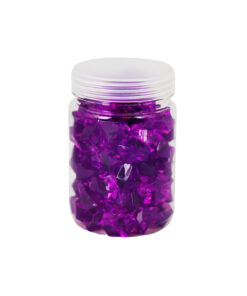 Purple Big Crystal Plastic Stone 160g