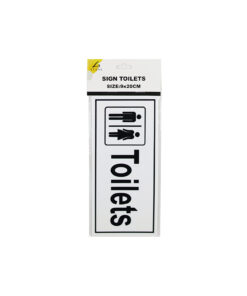 Toilets Sign 9x20cm
