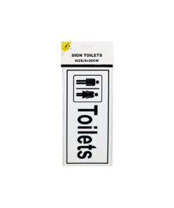 Toilets Sign 9x20cm