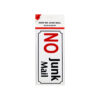 No Junk Mail Sign 9x20cm