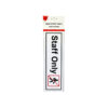 Staff Only Sign 6x20cm