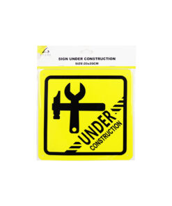 Under Construction Sign 20x20cm