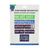 Office Sign Board Set 9pc