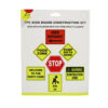 Construction Sign Board Set 7pc
