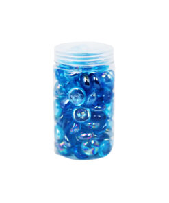Aqua Glass Gems 500g 17-19mm